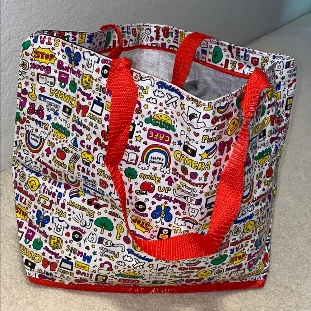 Cute Japanese icon recycle tote
